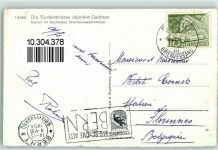 3863 Gadmen - Sustenstraße Wendenwasserbrücke Kurven im Gschletter