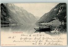 8750 Klöntal 1902 - See Ruderboot
