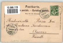 4102 Binningen 1899 Foto AK Kirche St. Margerethen Schule