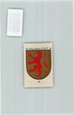 6130 Willisau - Vignette Wappen Kaffee Hag ca 1920-1940 Löwe