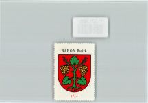 3942 Raron - Vignette Wappen Kaffee Hag ca 1920-1940 Raron Bezirk