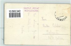 8874 Mühlehorn - Frühling am Wallensee Ort handschriftlich