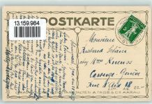 5116 Schinznach Bad 1917 Gebrauchsspuren Lithographie Künstlerkarte AK