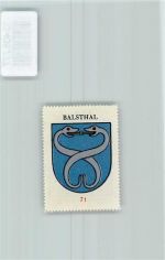 4710 Balsthal - Vignette Wappen Kaffee Hag ca 1920-1940 Schlange
