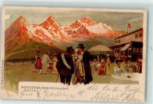 Scheidegg 1907 Gebrauchsspuren Bahnrestaurant