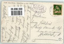 Etzel SZ Foto AK Nebel Kulm Hüttenstempel Foto Gaberell