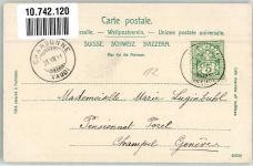 1803 Chardonne 1904 Foto AK Schloss