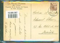 2108 Couvet Gebrauchsspuren Les Petites Le Club Jurassien Foto AK