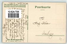 3000 Bern Berne - Rosengarten sign. H Hadorn Zeichnung von Schüler Gymnasium