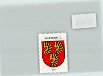 3665 Wattenwil - Vignette Wappen Kaffee Hag ca 1920-1940 Wattenwil