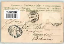 9430 St. Margrethen SG 1902 Gebrauchsspuren Blumen