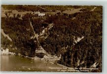 6363 Fürigen Gebrauchsspuren Fliegeraufnahme Hotel Bergbahn Strandbad