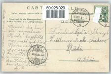 8000 Zürich - Eidgenössisches Sängerfest 1905, Prägekarte