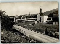 9108 Gonten Foto AK Frauenkloster Leiden Christi Foto Gross
