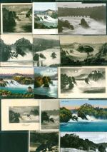 Rheinfall Lot mit 22 AK, ca. 1899-1946; überwiegend gute Erhaltung, größtenteils gelaufen Sammlung Schweiz Posten 21 bis 100 AK