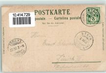 1902 Prägedruck Appenzeller Senn mit einer Kuhglocke AK