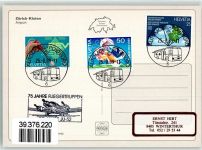 8000 Zürich 1989 - Flughafen Stempel 75 Jahre Fliegertruppen Automobil Postbüro