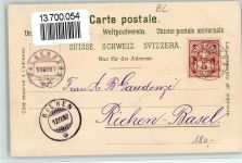 4437 Waldenburg 1897 BOAKC Verlag Künzli 754 Lithographie