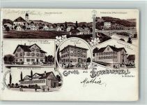 9304 Bernhardzell 1901 BOAKC Stickerei Neubrunn Gasthäuser Lithographie