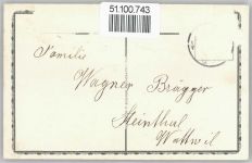 5507 Mellingen - Zeichnung, Ortspartie