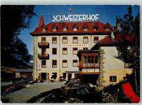 7536 Sta. Maria Val Müstair 1966 - Hotel Schweizerhof Münstertal Oldtimer