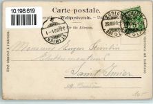 8000 Zürich 1901 - Bahnhofplatz und Polytechnikum Tram Pferdekutschen