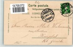 4460 Gelterkinden 1910 BOAKC Verlag Künzli 1839 Lithographie