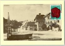 4450 Sissach 1983 - Dorfbrunnen Festpostkarte Schänzlifest