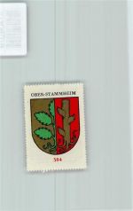 8477 Oberstammheim - Vignette Wappen Kaffee Hag ca 1920-1940