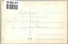 7603 Vicosoprano - Roticcio Ort handschriftlich