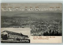 2533 Leubringen Evilard 1912 - Hotel des trois Sapins Vue des Alpes