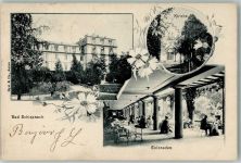 5116 Schinznach Bad 1909 Foto AK Kirche Kolonaden Hotel