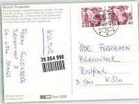 8000 Zürich Foto AK Eine McDonnell Douglas DC 10-30 der Swissair am Gate B34