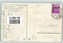 8803 Rüschlikon - Hotel Kurhaus Belvoir Zürichsee Fahne Fabrik Berge