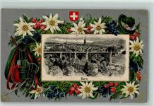 3000 Bern Berne 1909 Lithographie / Prägedruck Passepartout