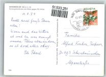 7460 Savognin - Muttergotteskirche mit Blick gegen Piz Arlos AKU1