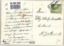 8592 Uttwil Foto AK Uferpartie Schwäne Bahnpost