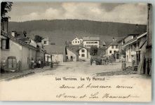 2126 Les Verrières 1904 Foto AK La vy Perroud Bahnpost Zug 1189 Nr. 9