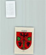 3942 Raron - Vignette Wappen Kaffee Hag ca 1920-1940 Weinstock Adler