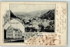 8496 Steg im Tösstal 1905 - Schulhaus Boden