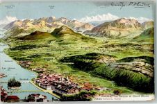 1248 Hermance 1906 - Genf Savoie Mont Blanc Vogelschau
