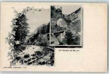 2740 Moutier 1901 - Gorges Dampfzug