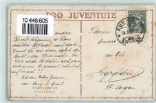 Künstlerkarte sign. F. Portier Trachtenfrau