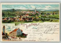 8450 Andelfingen 1900 BOAKC Gasthaus Zum Löwen U. Flacher-Baltensberger Lithographie