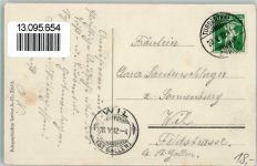 Schauenberg 1912 - Gasthof Gyrenbad Wanderer Säntis