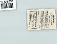 6102 Malters - Vignette Wappen Kaffee Hag ca 1920-1940 Tannenbaum Eichhörnchen