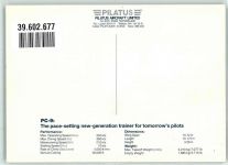 Pilatus PC-9 zweisitziges Schulflugzeug m. Turboprop-Antrieb