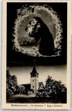 8132 Egg bei Zürich - Wallfahrtskirch Sankt Antonius Maria mit Kind