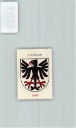 5707 Seengen - Vignette Wappen Kaffee Hag 1920-1940 Adler