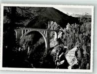 7477 Filisur 1943 Foto AK Wiesen Viadukt